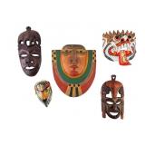 Hand-Carved & Painted Masks