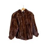 Mink Fur Zipper Jacket