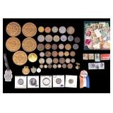 Early Stamps, Foreign Currency, Tokens, Insignia