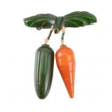Bakelite Vegetable Pin
