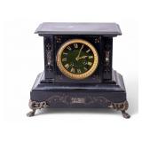 Antique Bernard Lyon Morlet Slate Mantle Clock