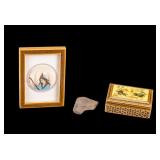 Asian Decorative Items and Fossil