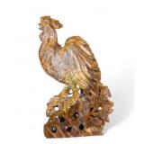 Large Chinese Carved Jade Rooster ~2.5