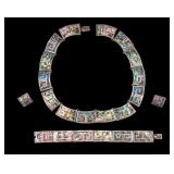 Sterling & Mother-of-Pearl Jewelery Set