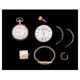 Pocket Watch and Watch Parts