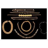 Vintage Gold-Tone Costume Necklaces