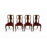 Antique Queen Anne Mahogany Side Chairs (4)