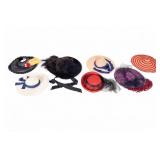 19/20th C Edwardian and Woven Sun Hats