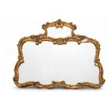 Baroque Style Gilt Wood and Gesso Framed Mirror