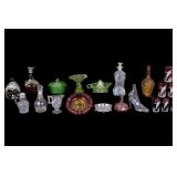 Mid Century Colored Glassware