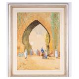 Signed J. Vander Orientalist Watercolor