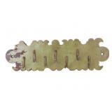 19th C Hunting Game Rack, Carved + Painted