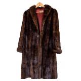 Gene Nelson Dark Brown Mink Fur Coat