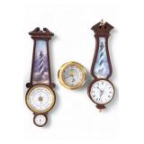 Danbury Mint Cape Hatteras Banjo Clock & Barometer
