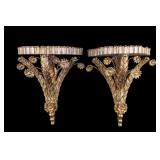Gilt & Gesso Wall Sconces
