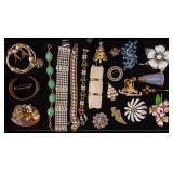 Rhinestone, Enameled, Copper Jewelry