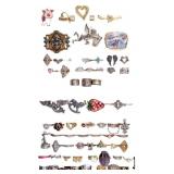 Vintage Rings and Brooches