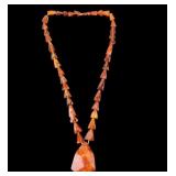 Large Vintage Amber Necklace