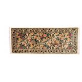 Handwoven Floral Wool Runner