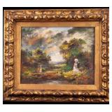 Impasto Oil on Board, Signed