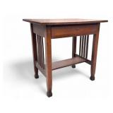 Period Arts & Crafts Library Table