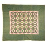 Antique Quilt, Diamond Pattern