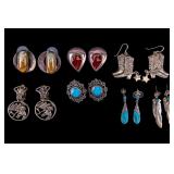 Sterling Silver Navajo and Mexican Jewelry