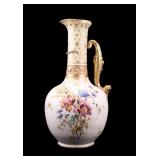 Turn Teplitz Vase w/ Gilt Lizard Handle