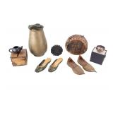 Dragon Drum ,Signed Pottery, Bronze Vase