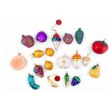 Christborn & European Glass Food Ornaments