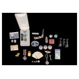 Military Insignia Badges, Knives, Belt Buckle