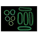 Jade Bead Bracelets and Green Glass Bead Necklaces