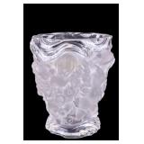 Lalique "Cherubins" Crystal Vase, France