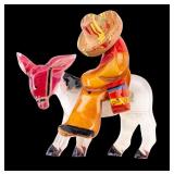 Lucite and Bakelite Brooch