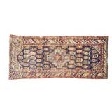 19th C Persian Hall Runner Rug ~8.5
