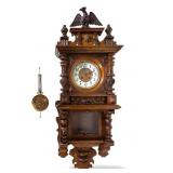 Open-Well R/A Vienna Regulator Wall Clock