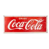 Vintage Metal Coca-Cola Advertising Sign
