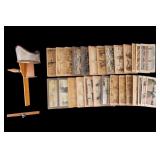Antique Stereoscope Viewer w/ Cards