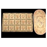 Floral Hook / Area Rugs (2)