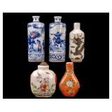 Chinese Porcelain Snuff Bottles (5)