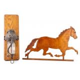 "Arcade Crystal" Coffee Grinder & Horse Plaque