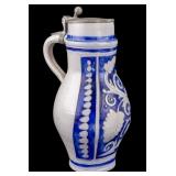 Salt-Glazed Stoneware Stein