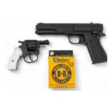 Vintage Starting and BB Repeater Air Pistols, BBs