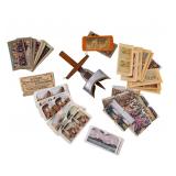 Victorian Era Sterio Viewer with approx 90 Cards