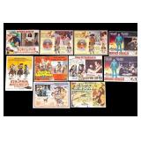 Nine Movie Posters/Lobby Cards 1950-70s