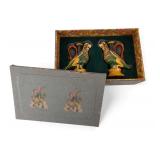 Chinese Sancai Parrot Ewer Pair After Tang