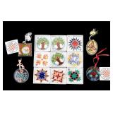 Peggy Karr Art Glass Ornaments