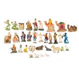 MidCentury Chalkware, Porcelain, Plastic Nativity