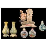 Jade Vases, Snuff Bottles, and More
