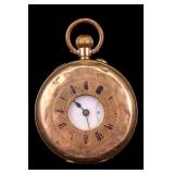 14K Gold French 19th C Pocket Watch